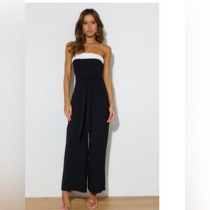 Hello Molly jump suit black size larger